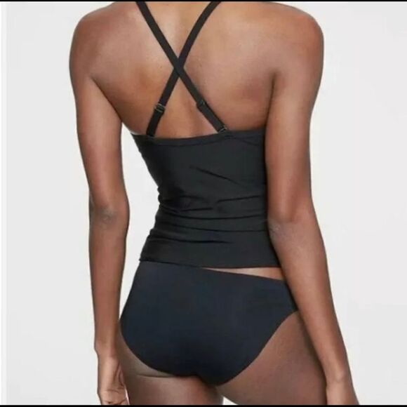 Athleta Twist Up Tankini Swim Top 32B/C - Picture 2 of 9